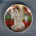 Chinese Style Poetic Customized Decorative Plates For Walls, Bone China Decorative Plates